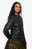 Isabel Marant Etoile Black Lambskin Leather Jacket Size 36