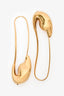 Chloe Gold Toned Dangling 'Trudie' Pin Earrings