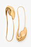 Chloe Gold Toned Dangling 'Trudie' Pin Earrings