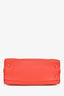 Loewe 2012 Coral Red Grained Leather Alamo 28 Top Handle with Strap