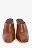 Chloe Dark Brown Heeled Mules Size 40