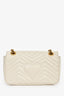 Gucci Cream Leather Marmont Small Shoulder Bag