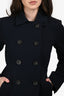 Prada Navy Blue Double Breasted Jacket Size 40