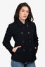 Prada Navy Blue Double Breasted Jacket Size 40