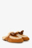 Hermès Brown Suede/Shearling 'Oz' Mule Size 35