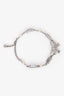 Pre-Loved Chanel™ Silver Tone Crystal Pearl Bow Bracelet