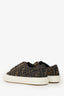 Fendi Brown Zucca 'Domino' Sneakers Size 8