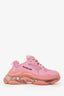 Balenciaga Pink Triple S Sneaker Size 8