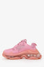 Balenciaga Pink Triple S Sneaker Size 8