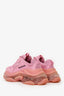 Balenciaga Pink Triple S Sneaker Size 8