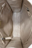 Prada Taupe Leather Crinkle Effect Small Tote Bag