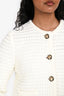 Ba&sh White Cotton Button Down 'Lady' Cardigan Size 1