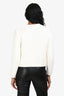 Ba&sh White Cotton Button Down 'Lady' Cardigan Size 1