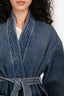 Christian Dior Medium Wash Denim Tie Waist Jacket Size 4