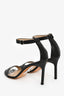 Manolo Blahnik Black Leather Heeled Sandals Size 36