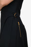 Christian Dior Black Gold Hardware Detail Short Dress Size 8