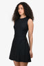 Christian Dior Black Gold Hardware Detail Short Dress Size 8