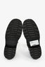 Pre-Loved Chanel™ Black Leather Pearl Detail Lace Up Boots Size 36.5