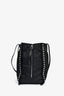 Prada Black Nylon Studded Tote Bag