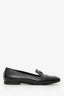 Pre-Loved Chanel™ Black Leather CC Loafers Size 37.5