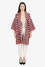 Pre-Loved Chanel™ 15B Pink Tweed Long Open Cardigan Size 38
