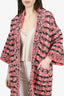 Pre-Loved Chanel™ 15B Pink Tweed Long Open Cardigan Size 38