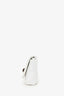 Miu Miu White Sequin Pearl Crystal Embellished Crossbody Bag
