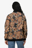 Saint Laurent Blue/Brown Cotton Lion Tapestry Bomber Jacket Size 34