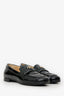 Pre-Loved Chanel™ Black Patent Leather CC Loafers Size 36.5