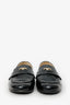 Pre-Loved Chanel™ Black Patent Leather CC Loafers Size 36.5