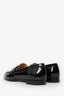 Pre-Loved Chanel™ Black Patent Leather CC Loafers Size 36.5