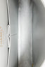 Pre-Loved Chanel™ 2011-12 Silver Metallic Fabric Small Classic Double Flap Bag
