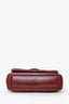 Pre-Loved Chanel™ 2016-17 Burgundy Leather/Python Urban Mix Flap Bag