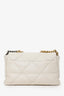Pre-Loved Chanel™ 2020 Beige Lambskin Medium 19 Flap Bag