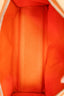 Pre-Loved Chanel™ 2014-15 Orange Canvas Deauville Mini Bowling Bag