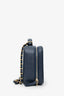 Pre-Loved Chanel™ 2018 Navy Caviar Medium Filigree Vanity Case Bag
