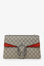 Gucci Brown/Red GG Supreme Monogram Medium Dionysus Shoulder Bag