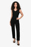 Maje Black Sleeveless Jumpsuit Size 36