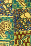Hermès Yellow Silk Graphic Print Twilly