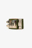 Hermès 2010 Green Shiny Alligator Collier de Chien Bracelet