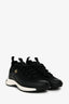Pre-Loved Chanel™ 2020 Black Leather Trim CC Logo Sneakers Size 37.5