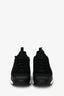 Pre-Loved Chanel™ 2020 Black Leather Trim CC Logo Sneakers Size 37.5