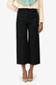 Hermès Black Cotton Cropped Pants Size 34