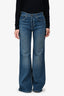 Nili Lotan Blue Denim Flare 'Terrel' Jeans Size 28