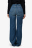 Nili Lotan Blue Denim Flare 'Terrel' Jeans Size 28