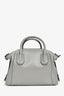 Givenchy Light Grey Leather Medium Soft Antigona With Strap