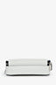 Christian Dior x Shawn Stussy 2020 White Grained Calfskin 'Year of the Ox' Leather Compact Crossbody Bag