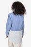 Louis Vuitton Blue/White Stripe Cotton Tunic Top Size 38