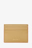 Marni Beige Leather Card Holder
