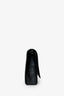 Saint Laurent Black Embossed Leather Large Kate Flap Bag